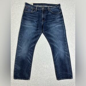 Polo Ralph Lauren Jeans Mens 35x30 Blue Denim‎ Straight Leg Authentic Dungarees